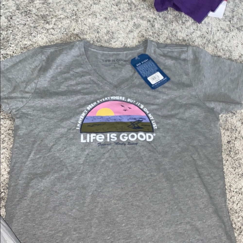 NWT Life is Good tee